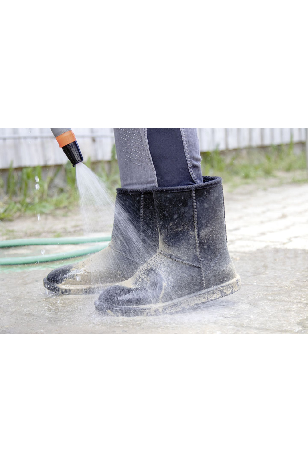 Stivali Da Cavallerizzi HKM Davos - Unisex, Impermeabili E Foderati In Pelliccia