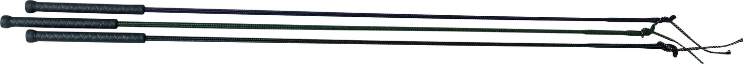 EQ Dressurpisk inkl. snert sort, 110 cm