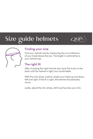 QHP ridehjelm Memphis polo visor