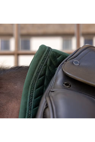 Kentucky Saddle Pad Velvet Mini Pearls Dressage