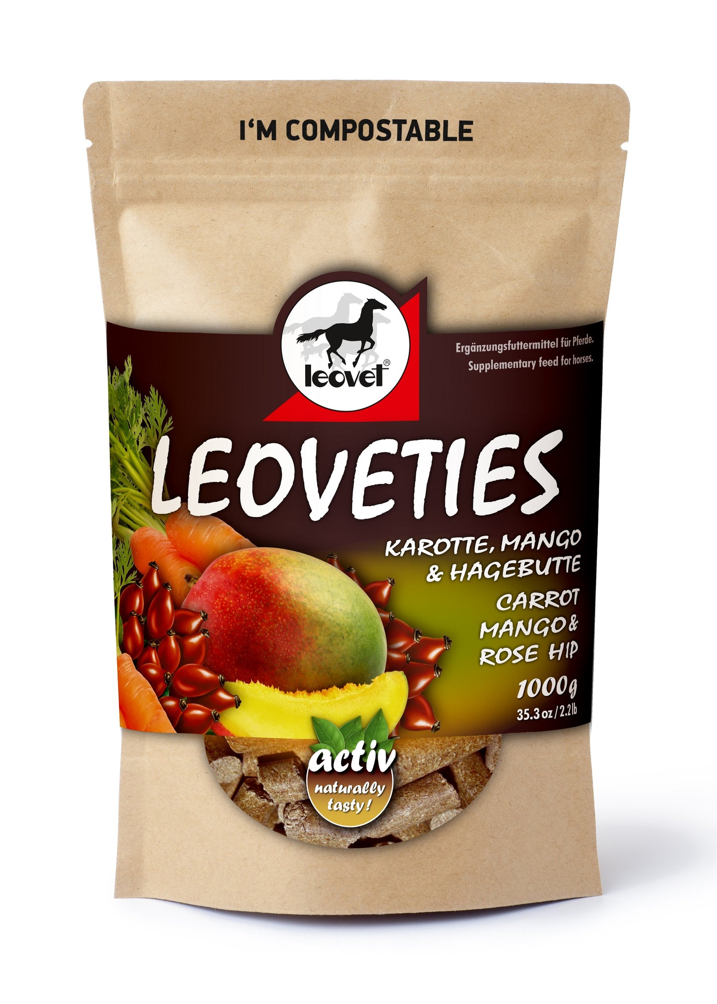 Leoveties hestegodteri, 1000g